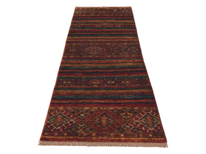 2' x 6' 2 Hand Knotted Kazak Runner Rug