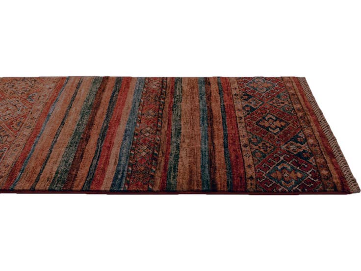 Detail image of 2' x 6' 2 Hand Knotted Kazak Runner Rug