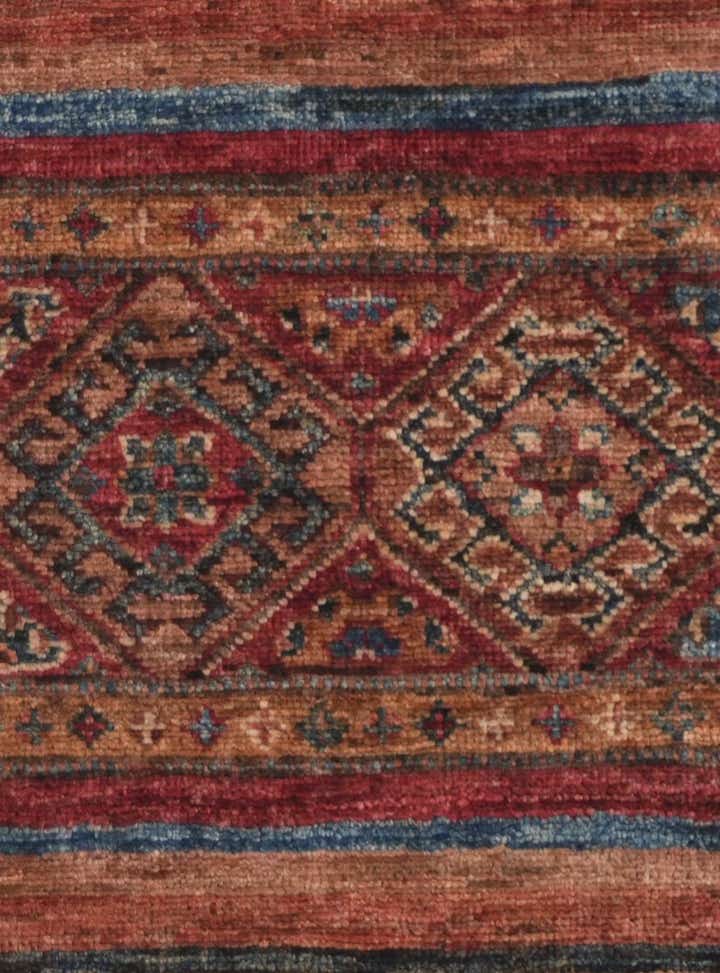 2' x 6' 2 Hand Knotted Kazak Runner Rug