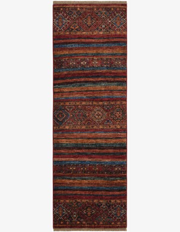 2' x 6' 2 Hand Knotted Kazak Runner Rug