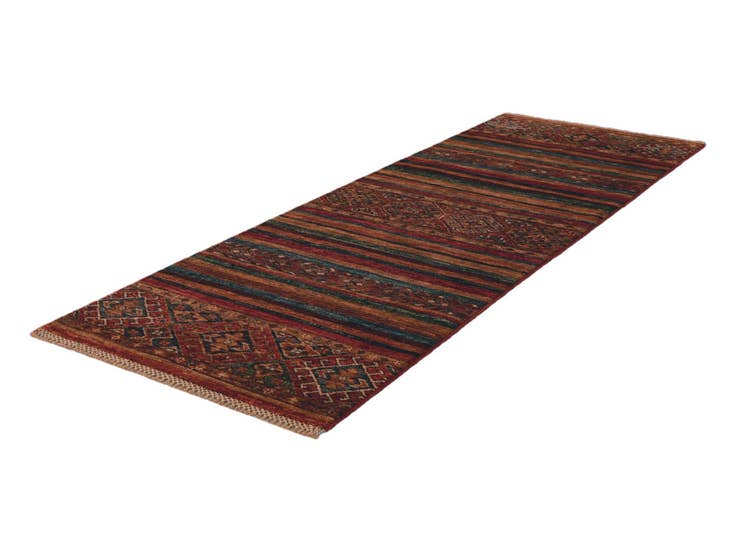 Detail image of 2' 1 x 6' 1 Hand Knotted Kazak Runner Rug