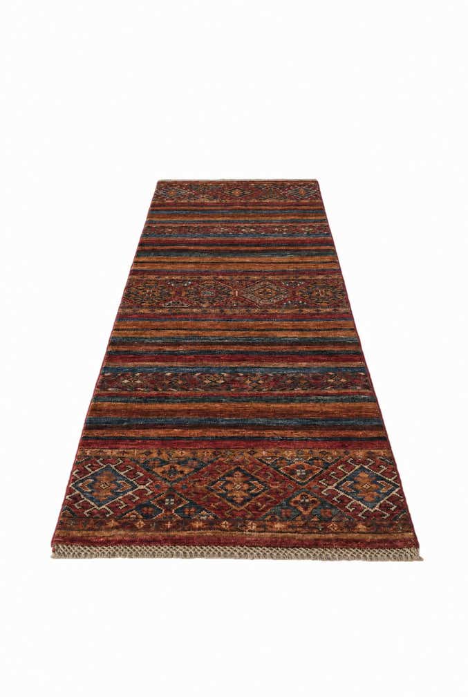 2' 1 x 6' 1 Hand Knotted Kazak Runner Rug