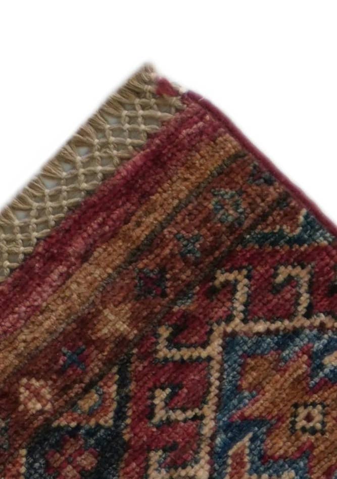 Detail image of 2' 1 x 6' 1 Hand Knotted Kazak Runner Rug