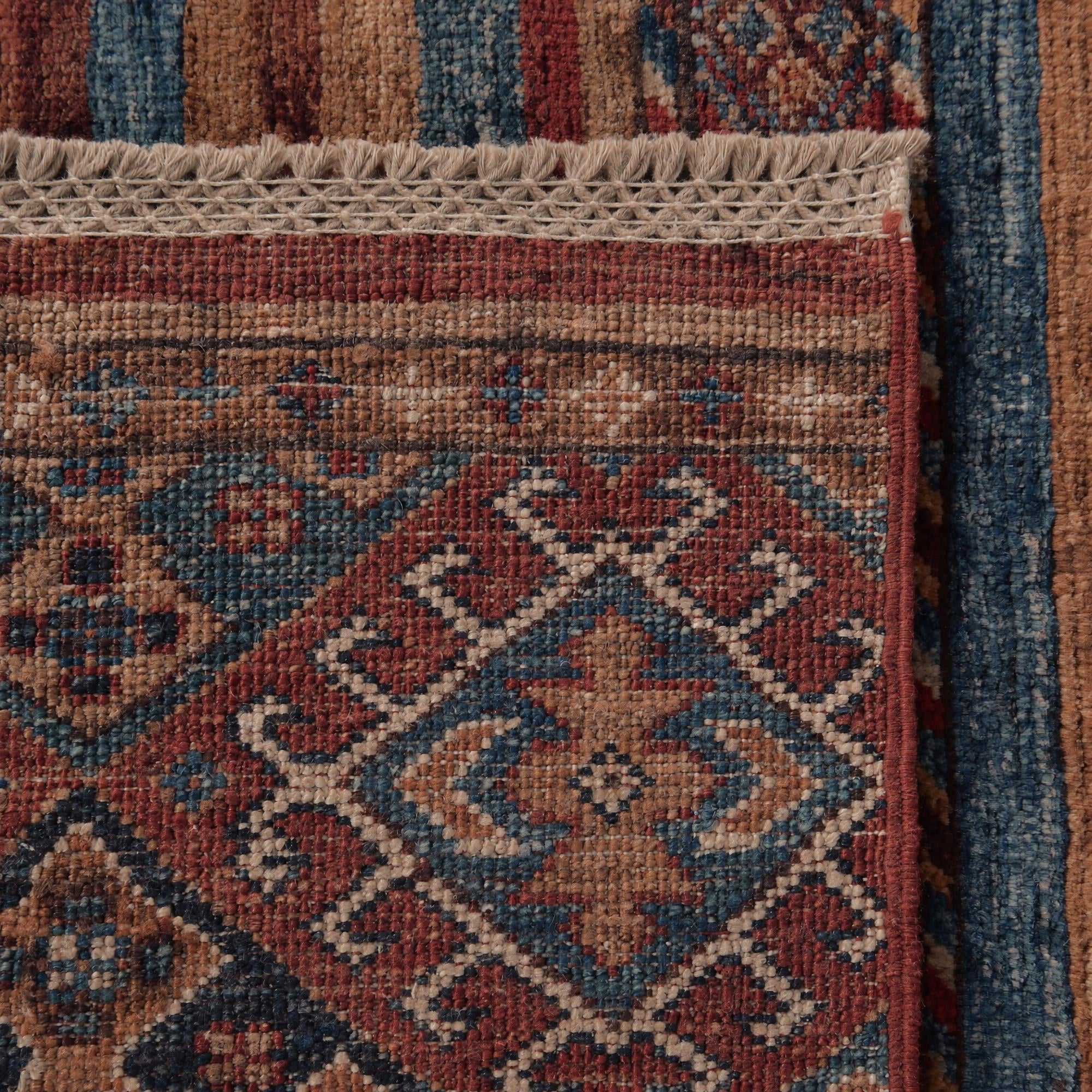 65cm x 185cm Hand Knotted Kazak Runner Rug