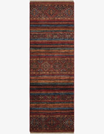 2' 1 x 6' 1 Hand Knotted Kazak Runner Rug