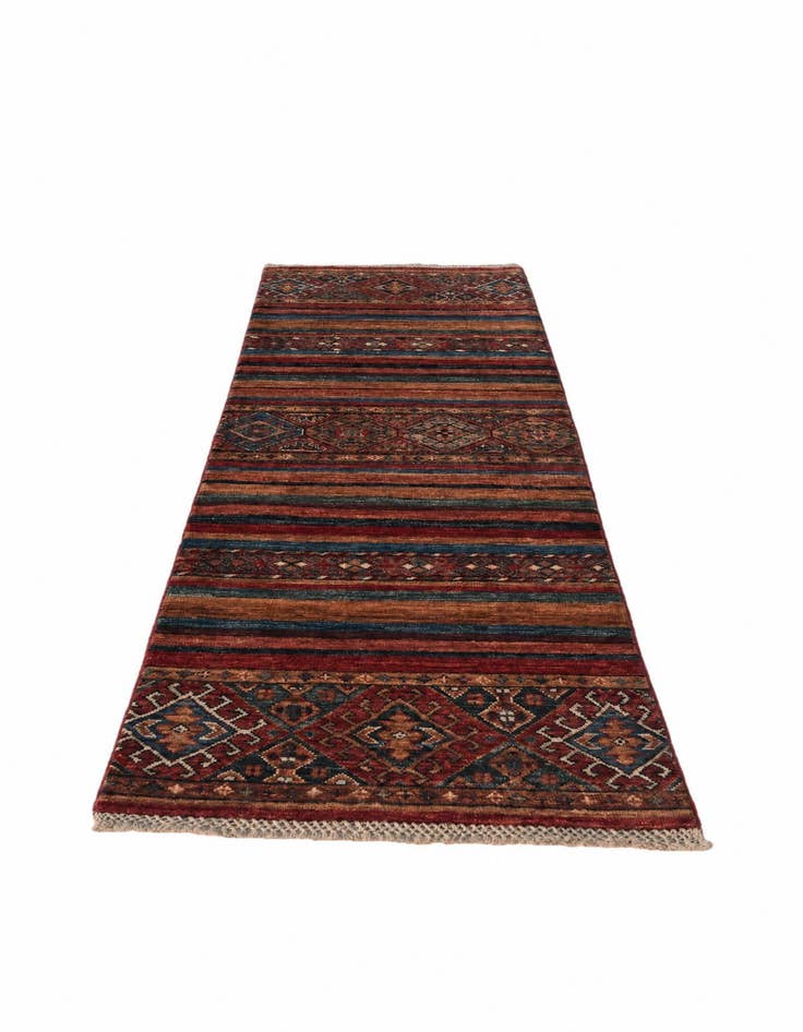 Detail image of 2' x 5' 11 Hand Knotted Kazak Runner Rug