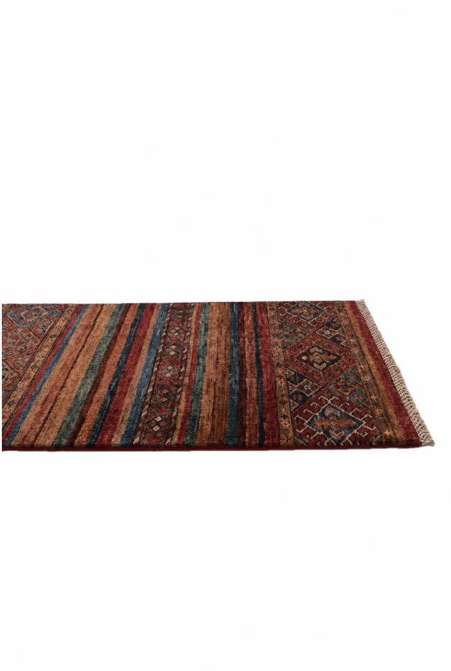 Detail image of 2' x 5' 11 Hand Knotted Kazak Runner Rug