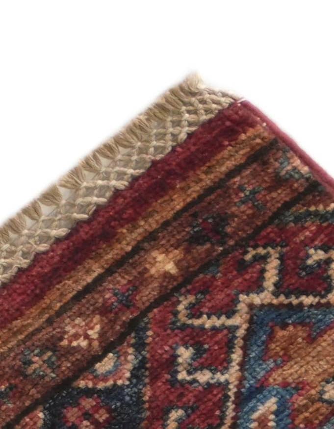 Detail image of 2' x 5' 11 Hand Knotted Kazak Runner Rug