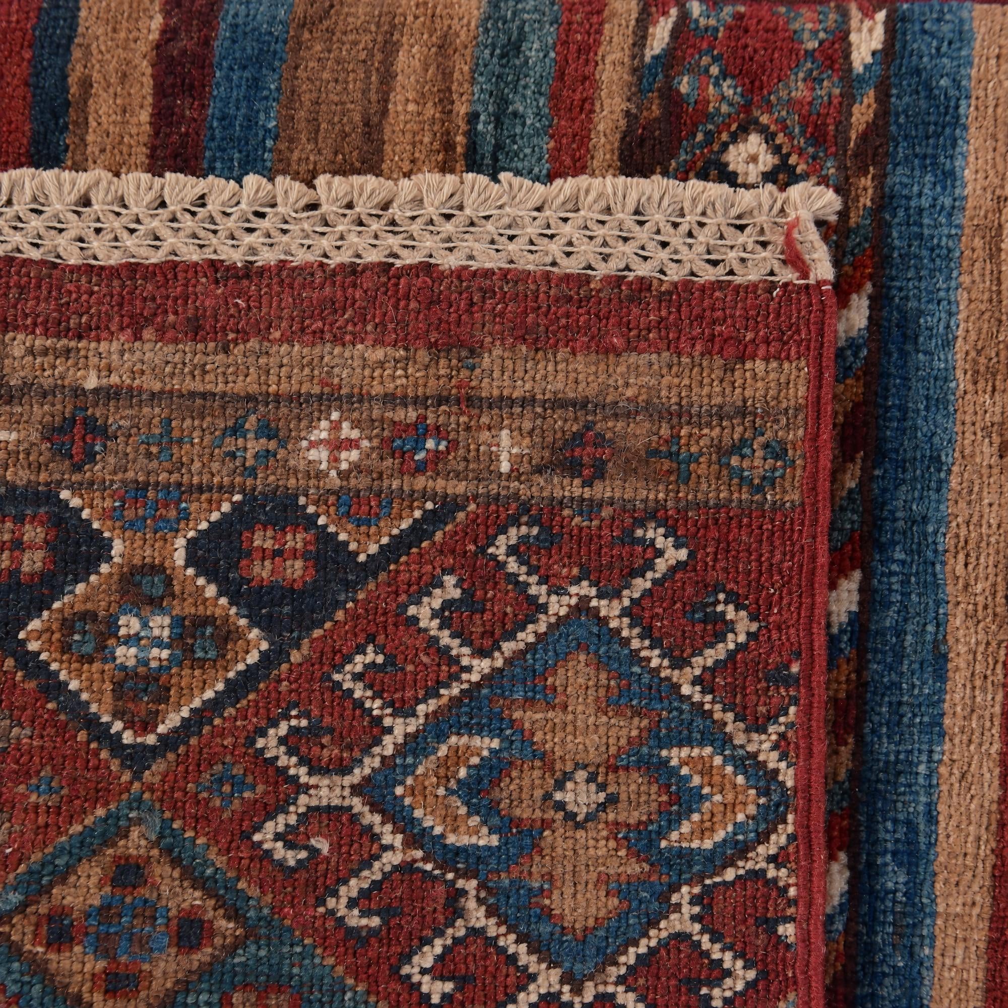 60cm x 180cm Hand Knotted Kazak Runner Rug