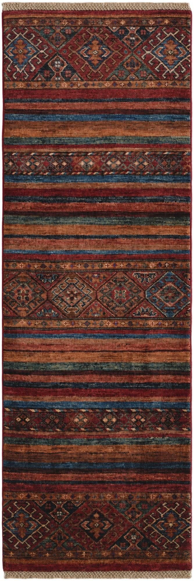 2' x 5' 11 Hand Knotted Kazak Runner Rug