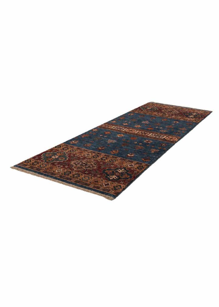 2' 4 x 6' 10 Hand Knotted Kazak Runner Rug