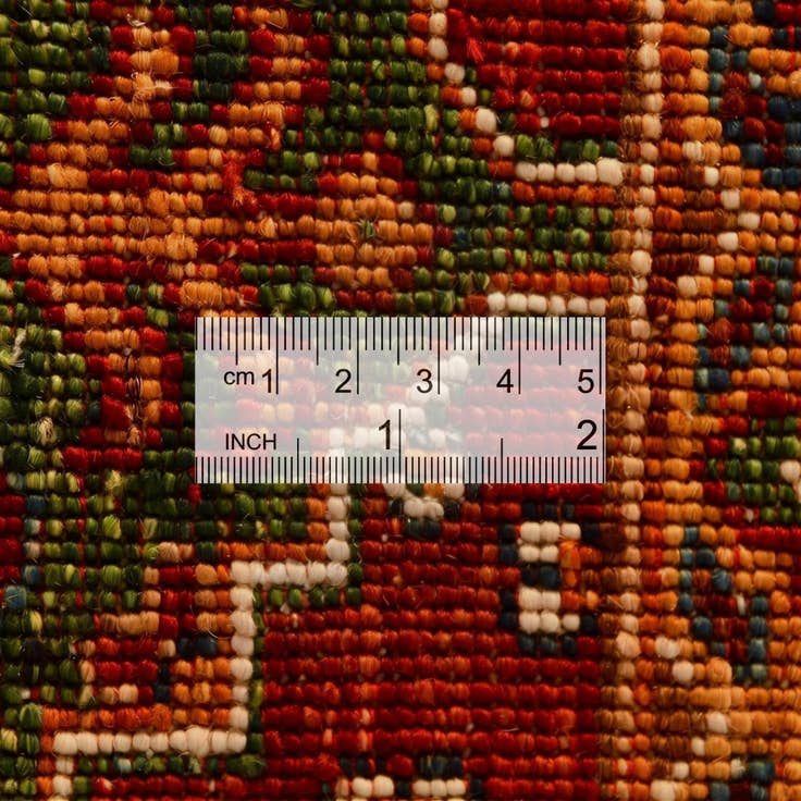 Detail image of 2' 4 x 6' 10 Hand Knotted Kazak Runner Rug