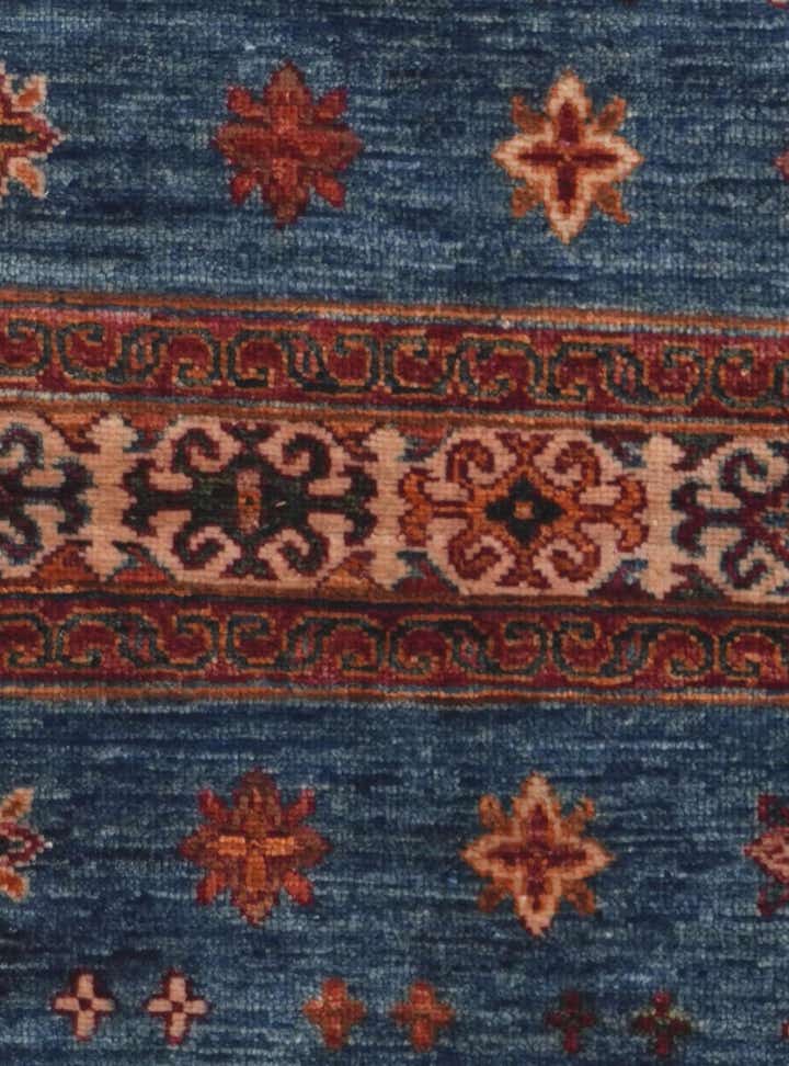 2' 4 x 6' 10 Hand Knotted Kazak Runner Rug