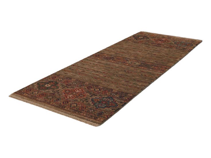 Detail image of 2' 5 x 6' 8 Hand Knotted Kazak Runner Rug