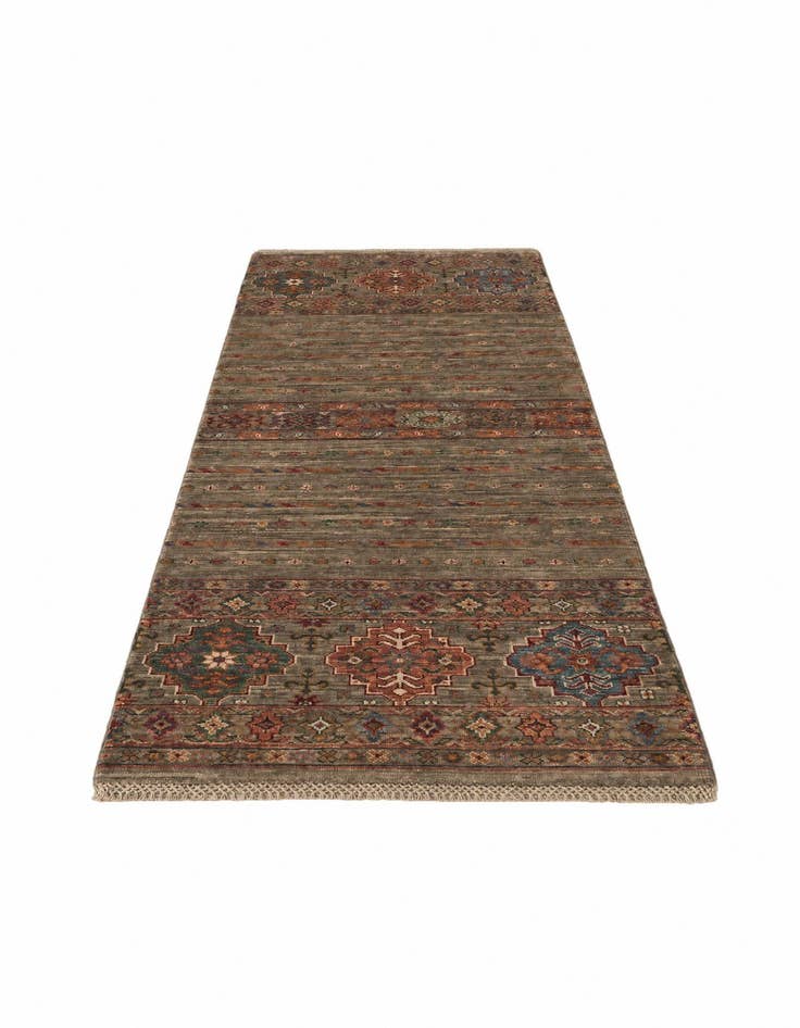 Detail image of 2' 5 x 6' 8 Hand Knotted Kazak Runner Rug