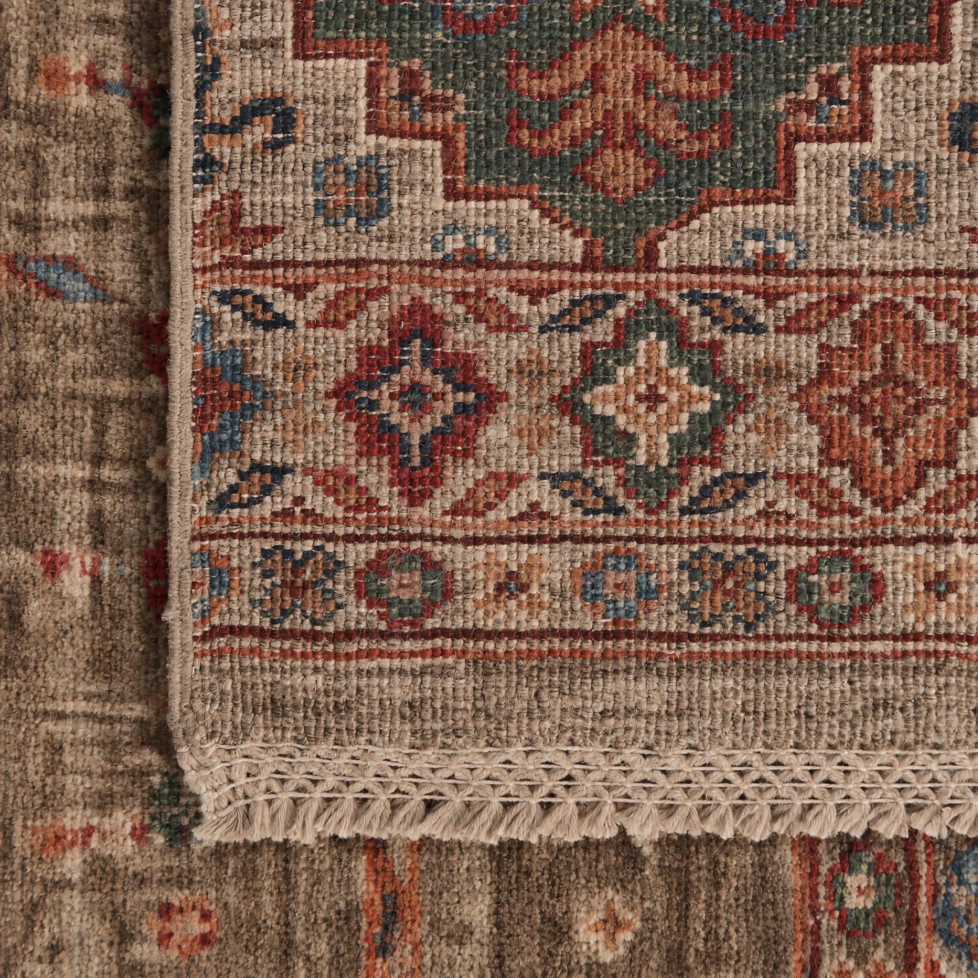 75cm x 200cm Hand Knotted Kazak Runner Rug
