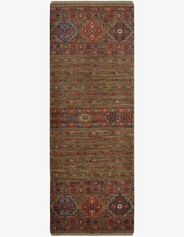 2' 5 x 6' 8 Hand Knotted Kazak Runner Rug