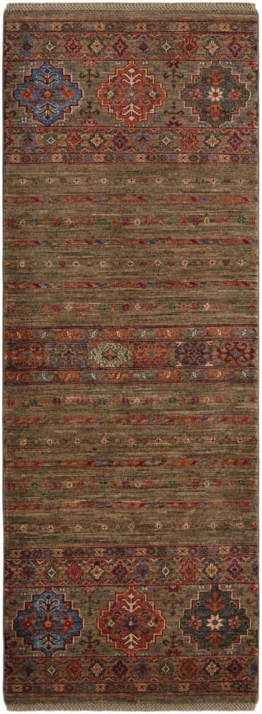 2' 5 x 6' 8 Hand Knotted Kazak Runner Rug