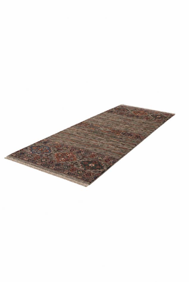 Detail image of 2' 5 x 6' 8 Hand Knotted Kazak Runner Rug