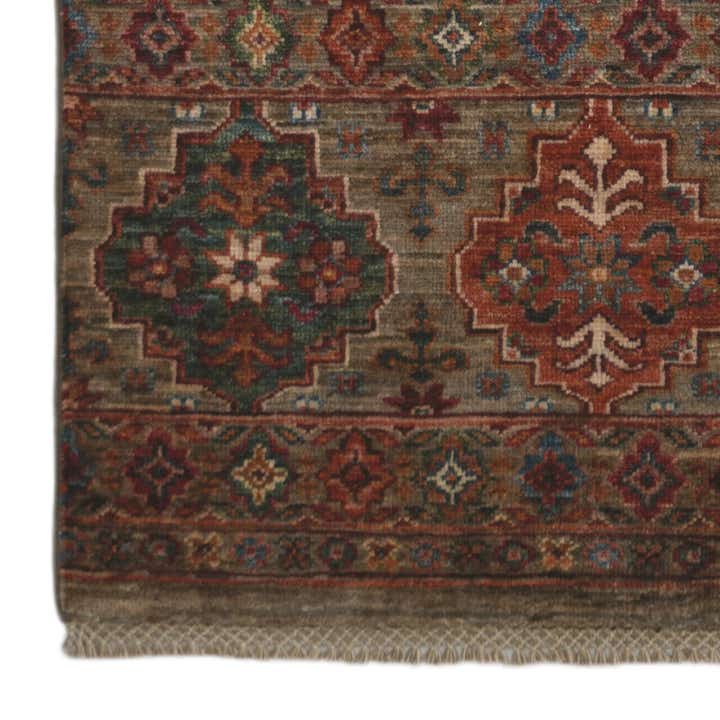 2' 5 x 6' 8 Hand Knotted Kazak Runner Rug