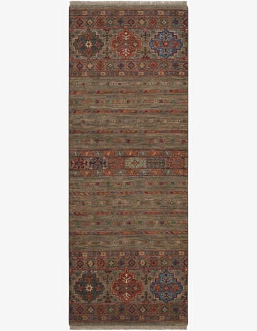 2' 5 x 6' 8 Hand Knotted Kazak Runner Rug