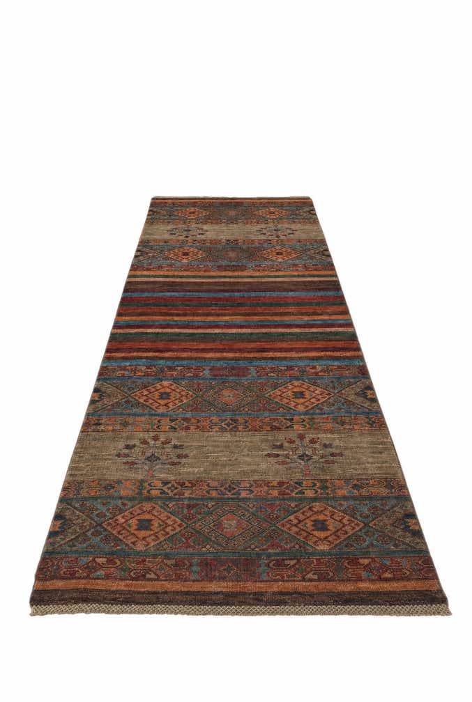 2' 9 x 8' 4 Hand Knotted Kazak Runner Rug