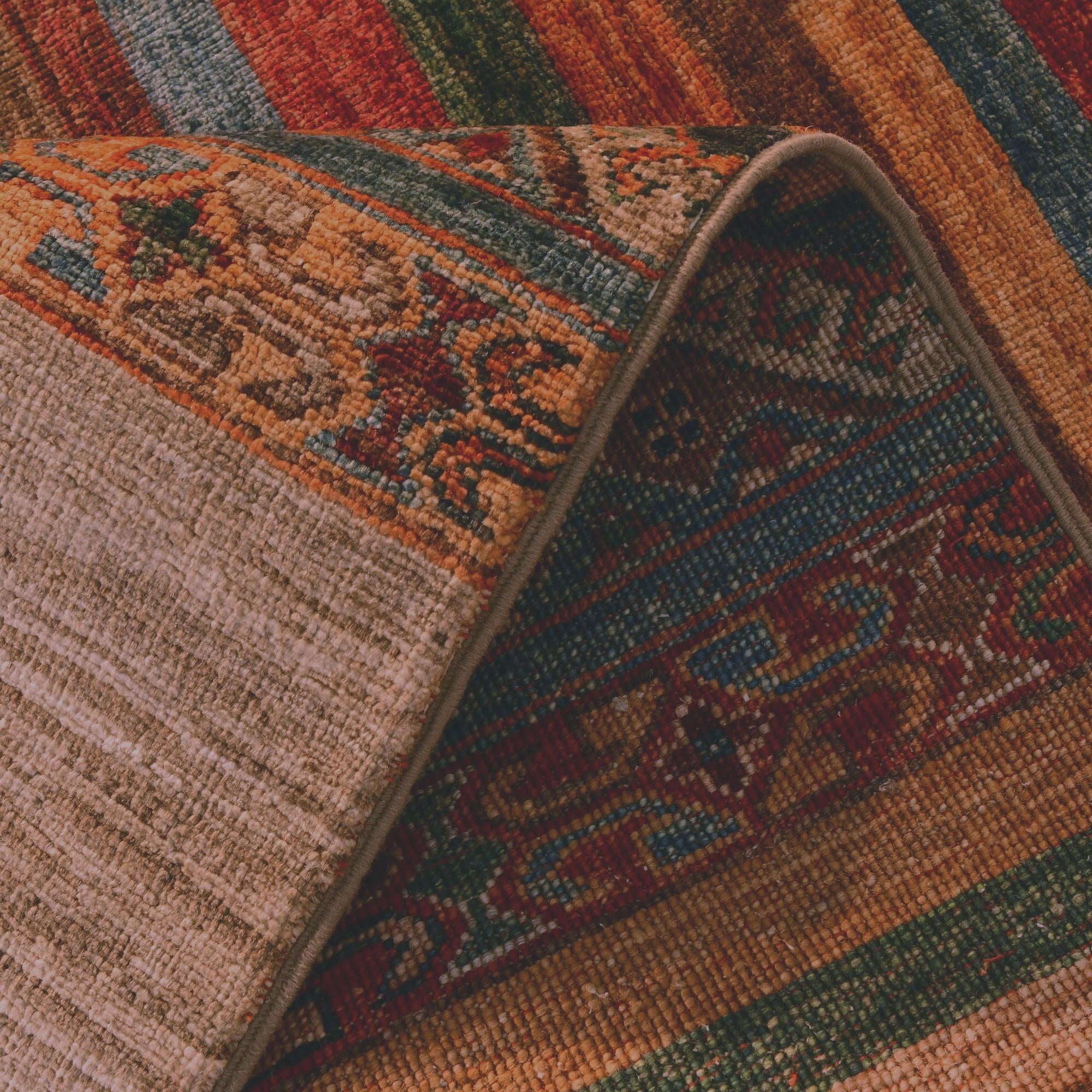 2' 9 x 8' 4 Hand Knotted Kazak Runner Rug