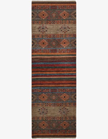 2' 9 x 8' 4 Hand Knotted Kazak Runner Rug