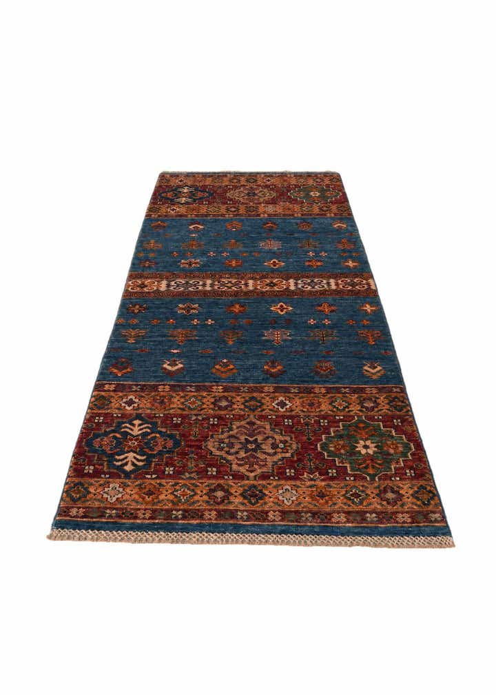 2' 6 x 6' 11 Hand Knotted Kazak Runner Rug