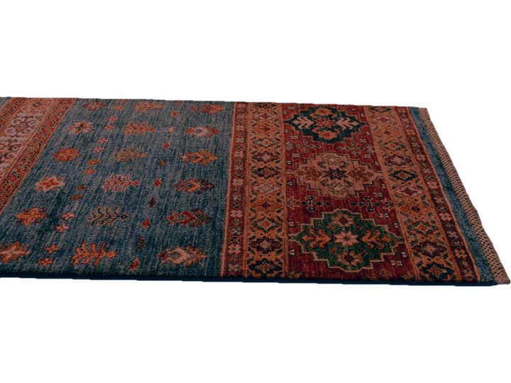 2' 6 x 6' 11 Hand Knotted Kazak Runner Rug