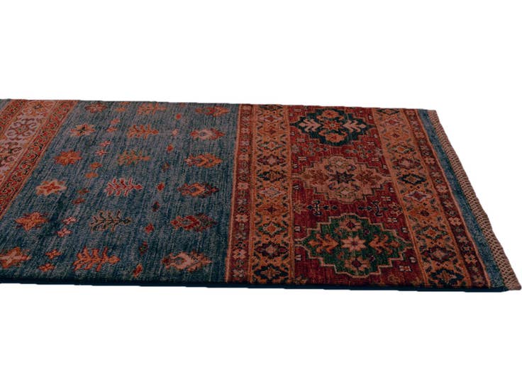 Detail image of 2' 6 x 6' 11 Hand Knotted Kazak Runner Rug