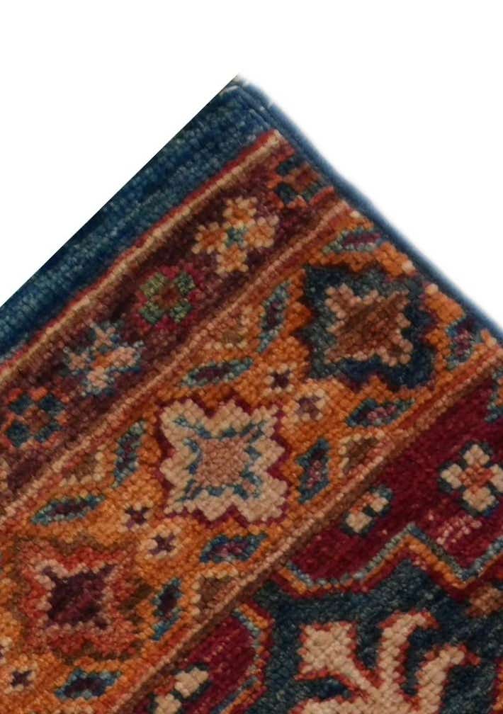 2' 6 x 6' 11 Hand Knotted Kazak Runner Rug