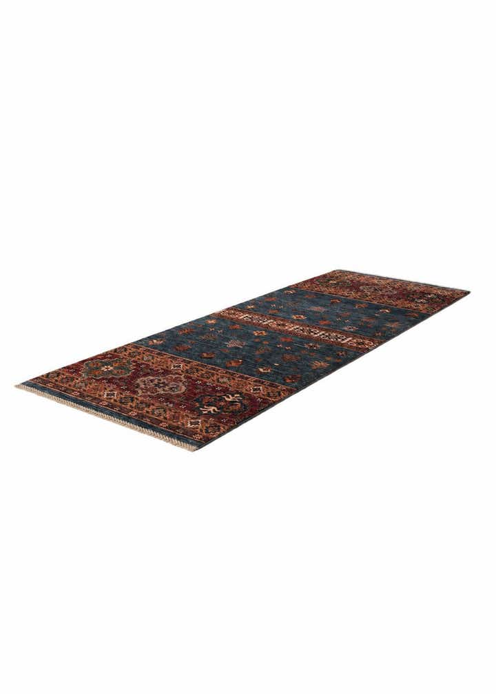 2' 7 x 7' 4 Hand Knotted Kazak Runner Rug