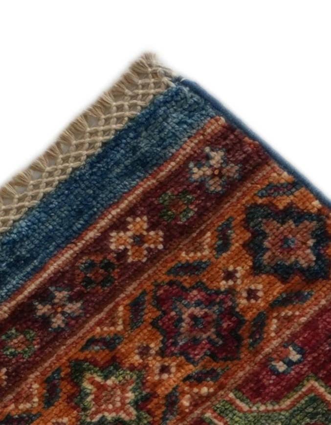 Detail image of 2' 7 x 7' 4 Hand Knotted Kazak Runner Rug