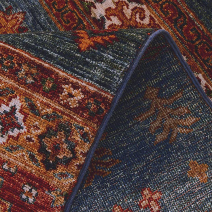 Detail image of 2' 7 x 7' 4 Hand Knotted Kazak Runner Rug