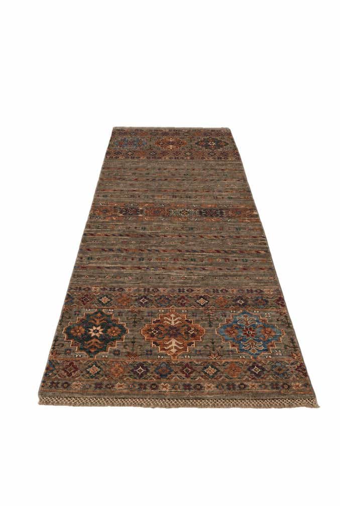 2' 5 x 6' 10 Hand Knotted Kazak Runner Rug