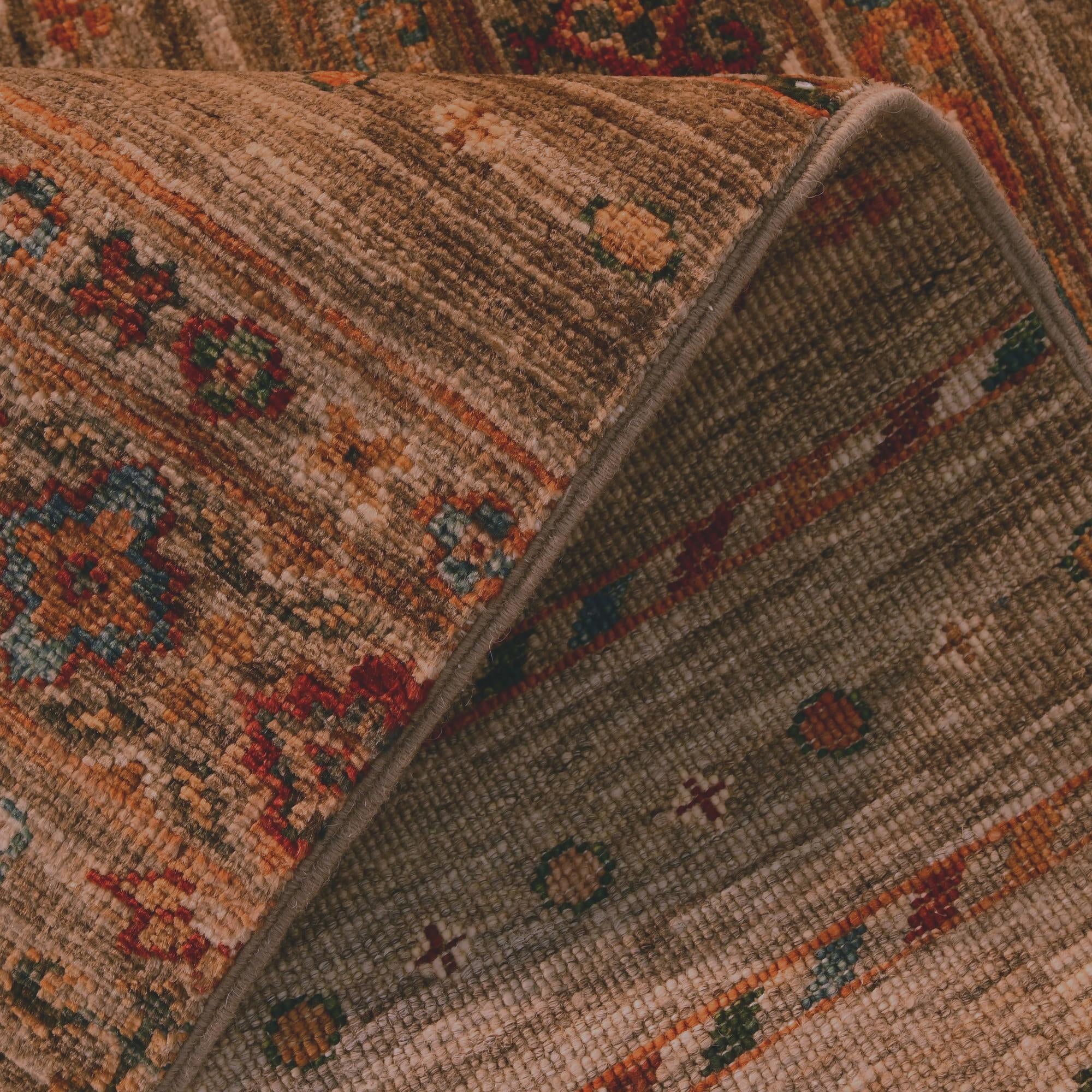 2' 5 x 6' 10 Hand Knotted Kazak Runner Rug