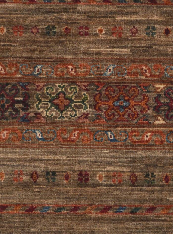 Detail image of 2' 5 x 6' 10 Hand Knotted Kazak Runner Rug