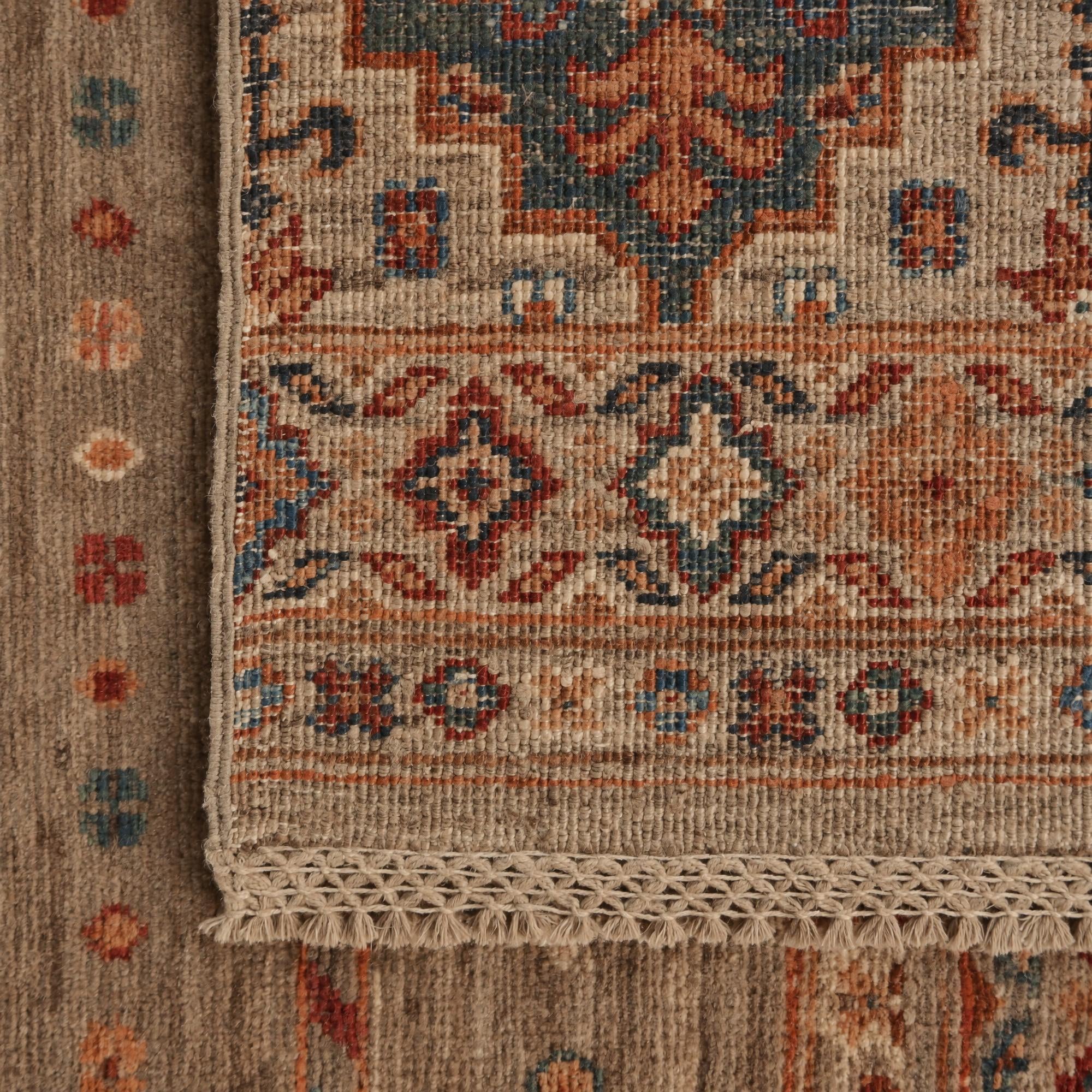 75cm x 210cm Hand Knotted Kazak Runner Rug