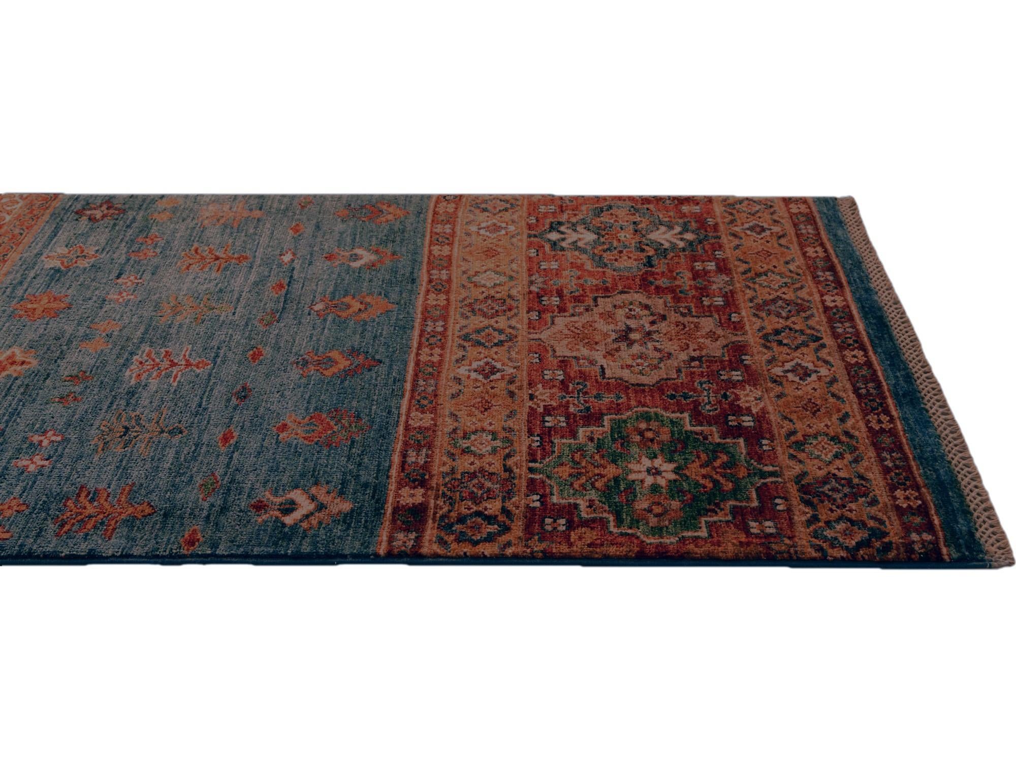 2' 5 x 7' 4 Hand Knotted Kazak Runner Rug