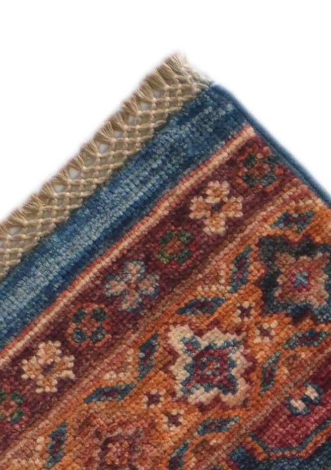 Detail image of 2' 5 x 7' 4 Hand Knotted Kazak Runner Rug