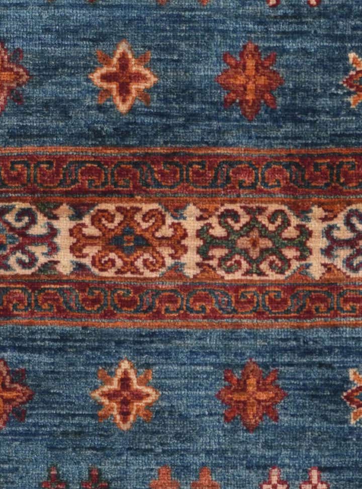 2' 5 x 7' 4 Hand Knotted Kazak Runner Rug