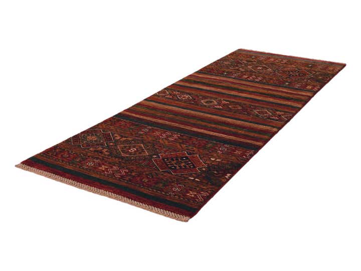 2' 6 x 6' 9 Hand Knotted Kazak Runner Rug