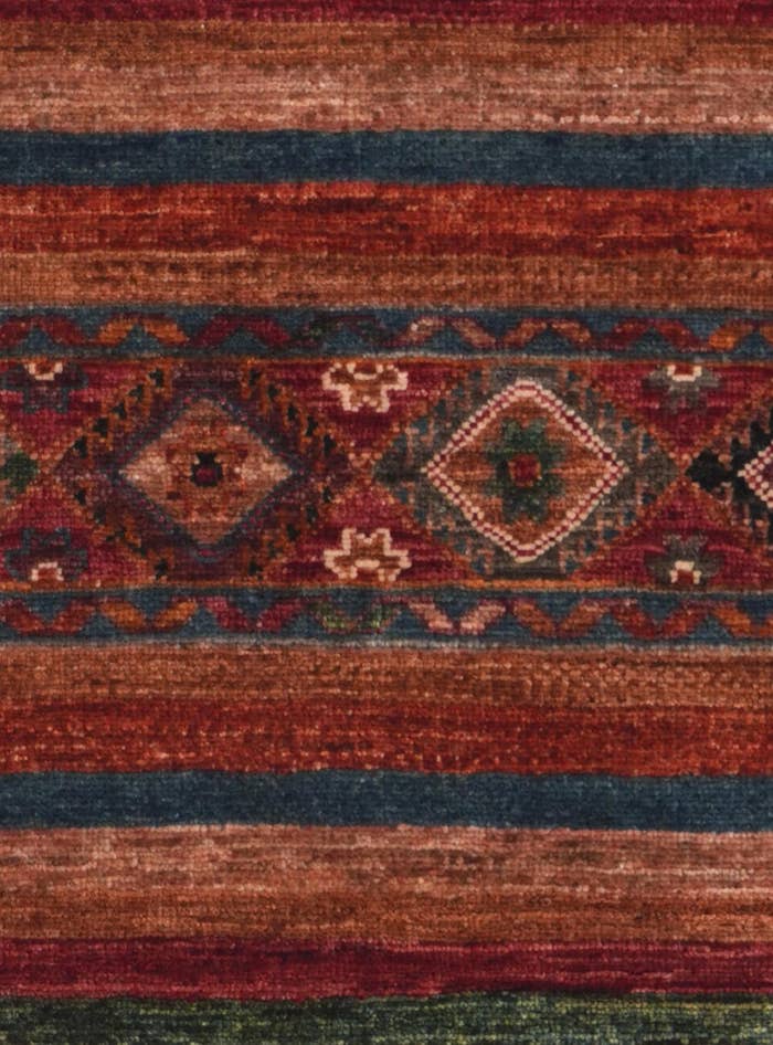Detail image of 2' 6 x 6' 9 Hand Knotted Kazak Runner Rug