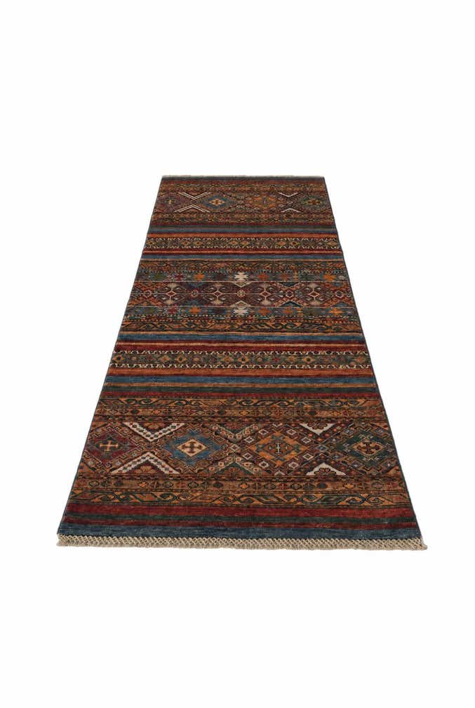 2' 6 x 6' 11 Hand Knotted Kazak Runner Rug