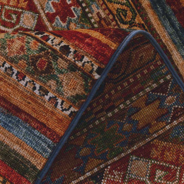 2' 6 x 6' 11 Hand Knotted Kazak Runner Rug