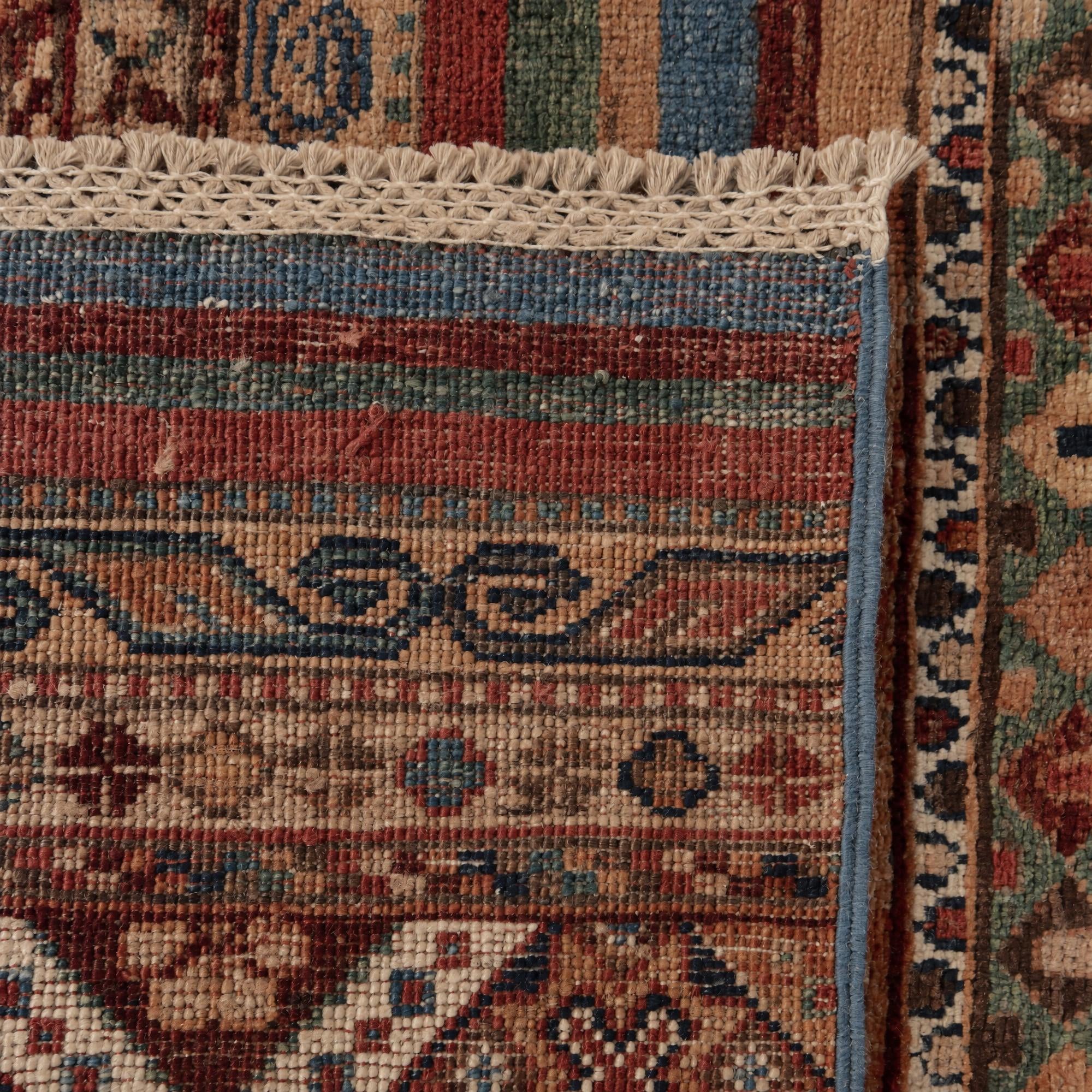 75cm x 210cm anudado a mano Kazak Alfombra Pasillera