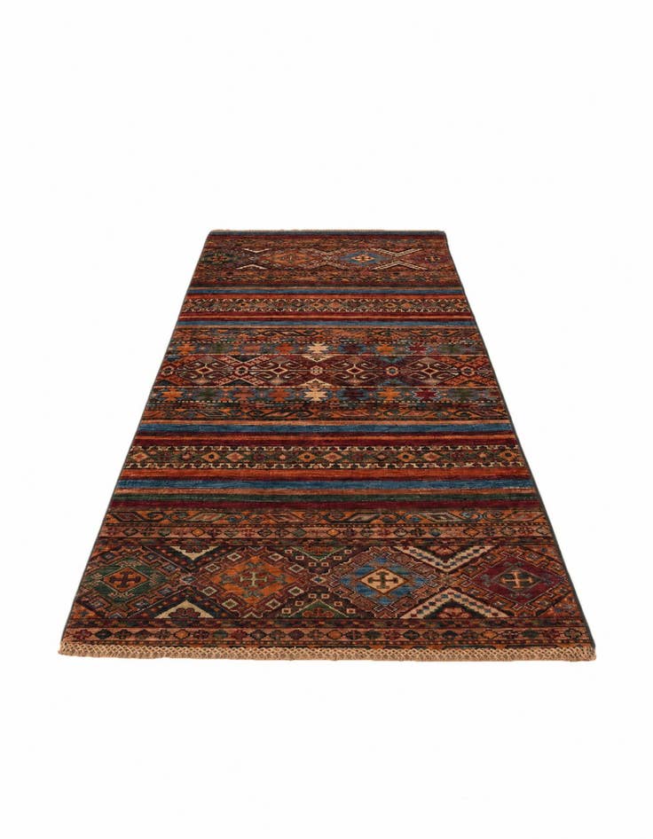 Detail image of 2' 7 x 6' 11 Hand Knotted Kazak Runner Rug