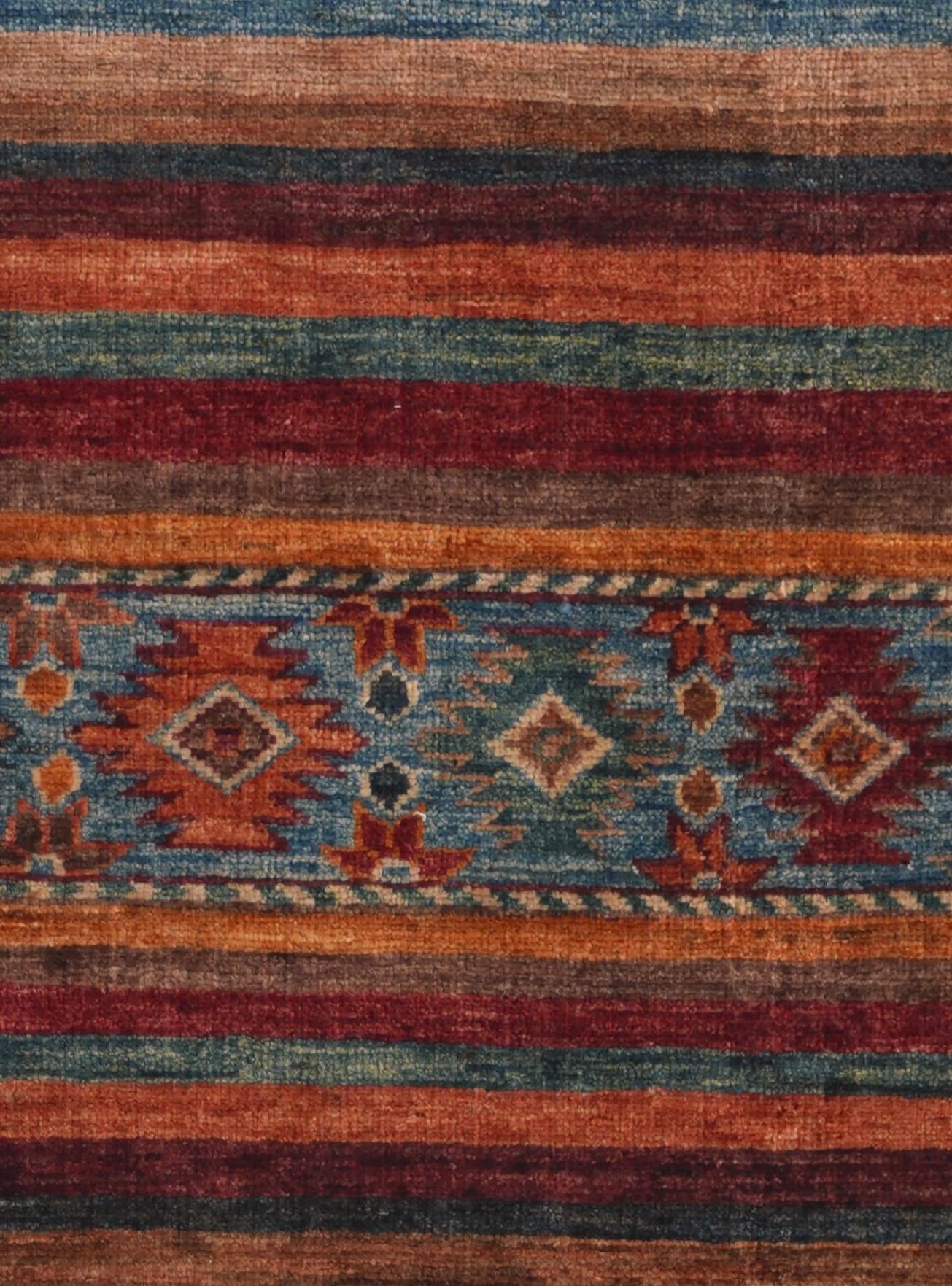 2' 10 x 8' 2 Hand Knotted Kazak Runner Rug