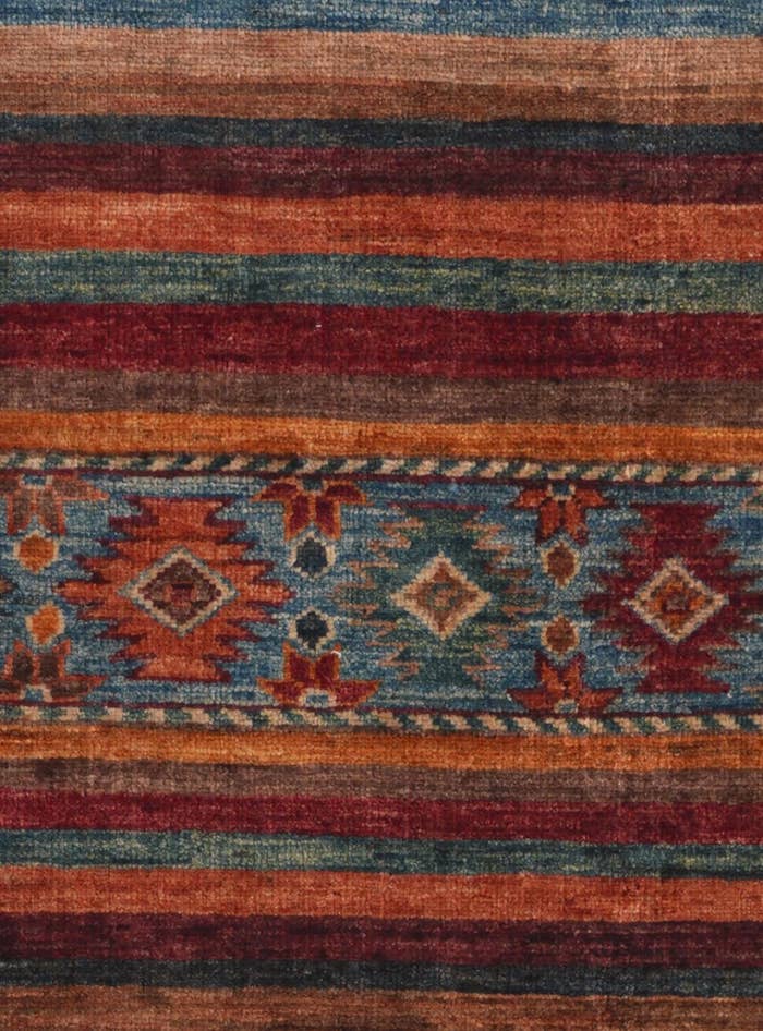 Detail image of 2' 10 x 8' 2 Hand Knotted Kazak Runner Rug